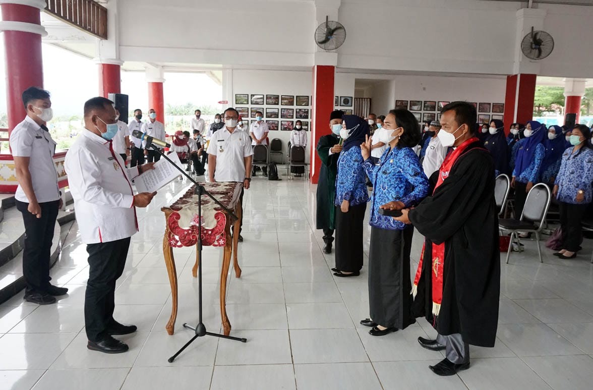 Bupati Lampung Selatan Ambil Sumpah Janji 56 Cpns Jadi Pns